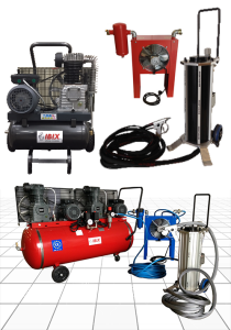 IBIX® IBIMAR 9 straalset met elektro compressor